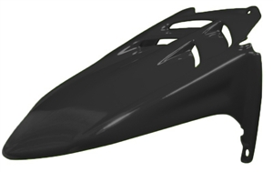 Rear Tire Hugger For Kawasaki ZX-6R (09-Present) Metallic Diablo Black (product code: HUGSZX6RMDB)