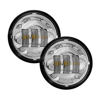 Harley Chrome 4.5 Inch LED Passing Lamps