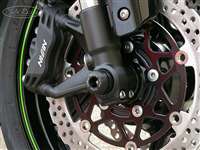 KAWASAKI ZX-6R ('09-'12) / ZX-10R ('08-'15) FRONT AXLE SLIDERS