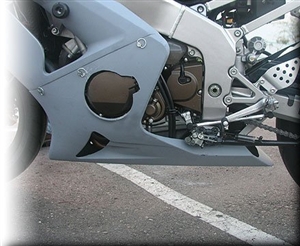 Hotbodies Kawasaki ZX6R/RR (03-04) Fiberglass Race Lower