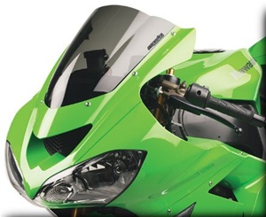 Hotbodies KAWASAKI ZX10R (04-05) GP Windscreen (Dual Radius) - Dark Smoke