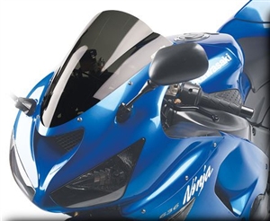 Hotbodies KAWASAKI ZX6R (05-08), ZX10R (06-07) GP Windscreen (Dual Radius) - LIGHT Smoke