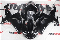 Motorcycle Fairings Kit - 2006-2007 Kawasaki ZX10R Gloss Black Fairings | KAW29