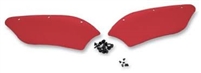 Ruby Colored Wind Deflectors for Memphis Shades Batwing