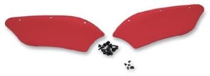 Ruby Colored Wind Deflectors for Memphis Shades Batwing