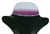 9" Gradient Purple Colored Memphis Shades Batwing Windshield