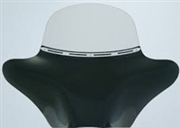 12" Clear Colored Memphis Shades Batwing Windshield