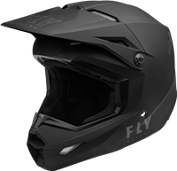 Fly Racing Kinetic Solid Helmet Matte Black