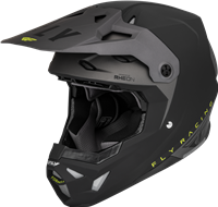 Fly Racing Formula CP Slant Helmet Matte Black/Grey/HI-VIS