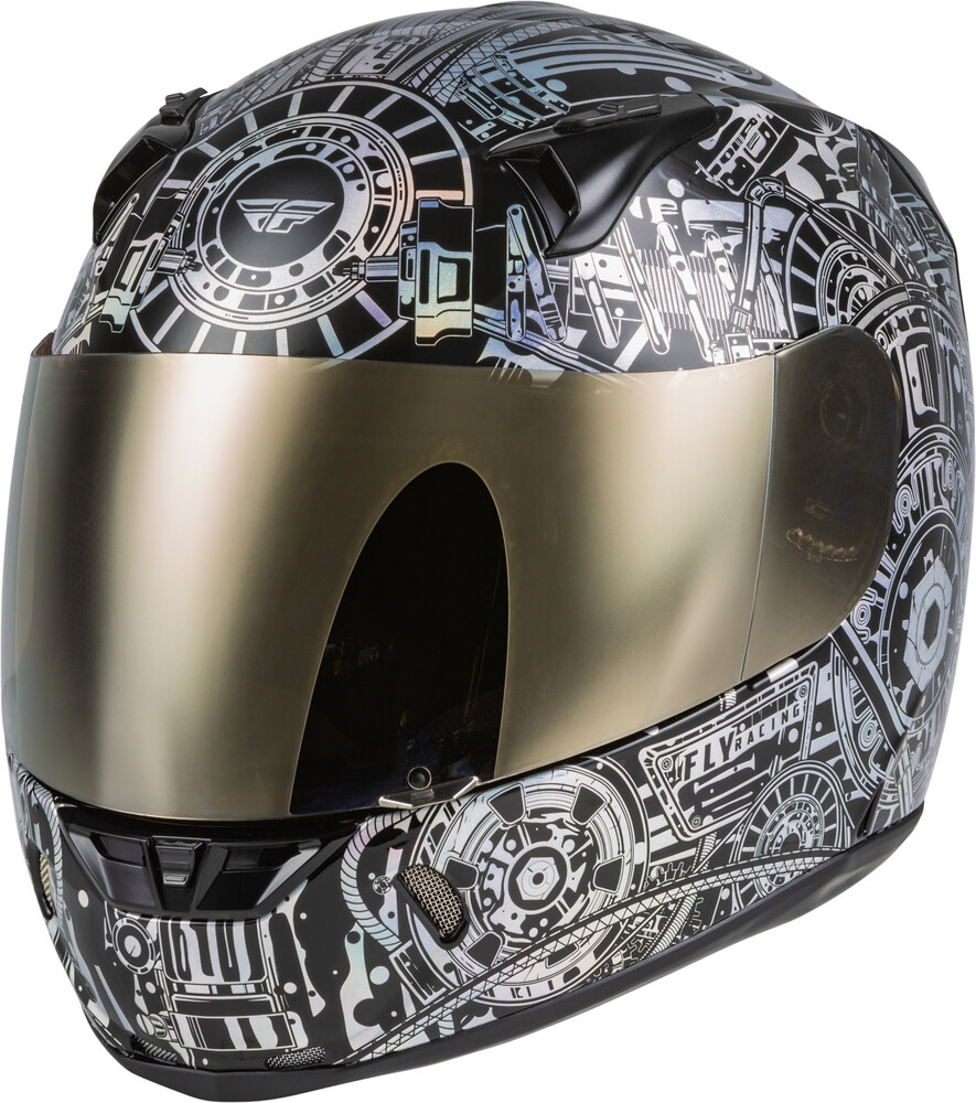 Fly Racing Revolt Matrix Helmet Iridescent