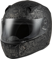 Fly Racing Revolt Matrix Helmet Matte Grey/Black
