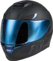 Fly Racing Sentinel Recon Helmet Matte Black/Blue Chrome