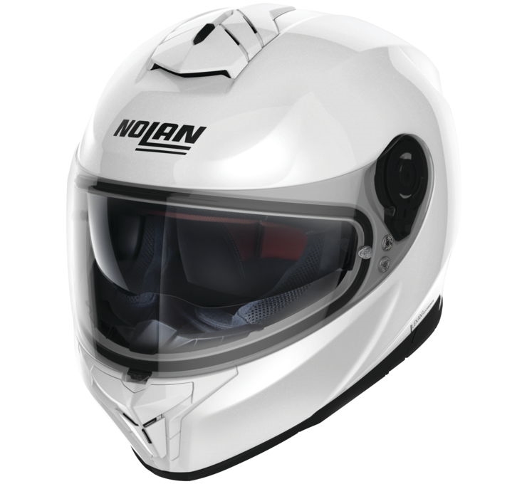 N80-8 Solid Helmet Metal White by Nolan Helmets