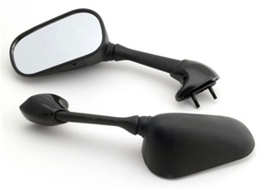 Left Side Yamaha R6 (2003-2005) / R6S (2006-2009) OEM Style Racing Mirror for Yamaha (Product Code: MIR22BL)