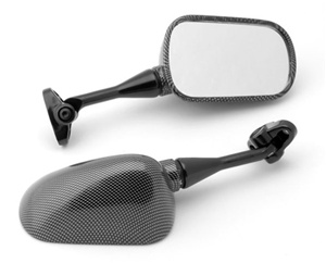 Right Side Honda F4/F4i, RC51/RVT OEM Style Carbon Racing Mirror for HONDA (Product Code: MIR25CBR)