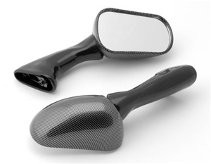 Right Side Honda CBR900RR (1993-1997) OEM Style Carbon Racing Mirror for HONDA (Product Code: MIR27CBR)