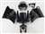 Motorcycle Fairings Kit - Ducati 748/916/998/996 Gloss Black Fairings | ND748-7