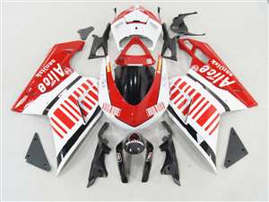 Motorcycle Fairings Kit - Ducati 1198 1098 848 Evo Alice Style Red Fairings | ND848-29