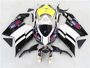 Motorcycle Fairings Kit - Ducati 1198 1098 848 Evo TIM Black Fairings | ND848-36