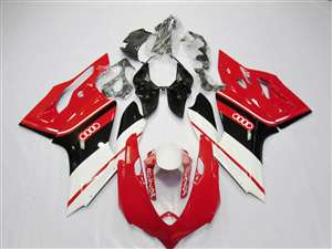 Motorcycle Fairings Kit - White/Red/Black Ducati 1199 899 Panigale Motorcycle Fairings | ND899-9
