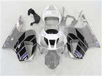 Motorcycle Fairings Kit - Honda VTR 1000 / RC 51 / RVT 1000 Silver/Black Fairings | NH10006-29