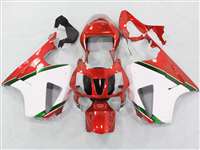 Motorcycle Fairings Kit - Honda VTR 1000 / RC 51 / RVT 1000 Red/White Fairings | NH10006-31