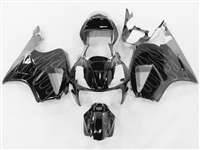 Motorcycle Fairings Kit - Honda VTR 1000 / RC 51 / RVT 1000 Silver Flame Fairings | NH10006-34
