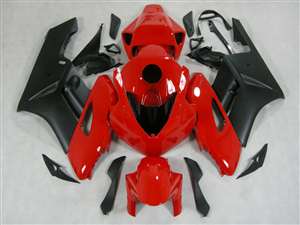 Motorcycle Fairings Kit - 2004-2005 Honda CBR 1000RR Red/Black Fairings | NH10405-22