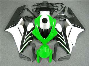 Motorcycle Fairings Kit - 2004-2005 Honda CBR 1000RR White/Green OEM Style Fairings | NH10405-26