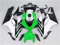 Motorcycle Fairings Kit - 2004-2005 Honda CBR 1000RR White/Green OEM Style Fairings | NH10405-30