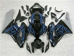 Motorcycle Fairings Kit - 2004-2005 Honda CBR 1000RR Blue Flame Fairings | NH10405-6