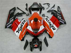 Motorcycle Fairings Kit - 2004-2005 Honda CBR 1000RR Rossi Repsol Res Fairings | NH10405-68