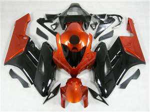 Motorcycle Fairings Kit - 2004-2005 Honda CBR 1000RR Metallic Orange/Black Fairings | NH10405-76
