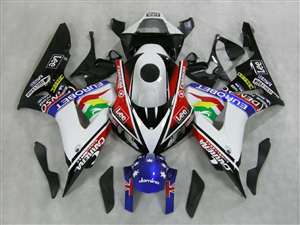 Motorcycle Fairings Kit - 2006-2007 Honda CBR 1000RR Eurobet Race Fairings | NH10607-16