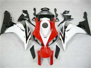 Motorcycle Fairings Kit - 2006-2007 Honda CBR 1000RR White/Red OEM Style Fairings | NH10607-2