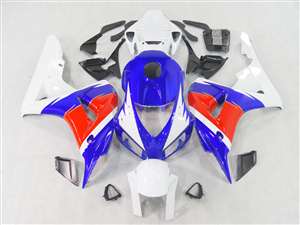 Motorcycle Fairings Kit - 2006-2007 Honda CBR 1000RR Blue/Red/White Fairings | NH10607-42