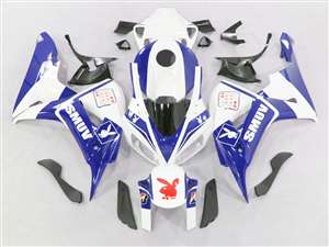 Motorcycle Fairings Kit - 2006-2007 Honda CBR 1000RR Playboy Blue Fairings | NH10607-92