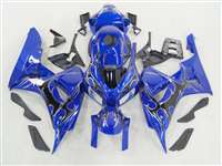 Motorcycle Fairings Kit - 2006-2007 Honda CBR 1000RR Blue/Black Tribal Fairings | NH10607-95