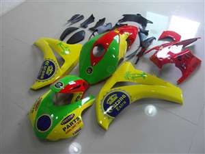 Motorcycle Fairings Kit - 2008-2011 Honda CBR 1000RR Corona Green/Yellow Motorcycle Fairings | NH10811-19