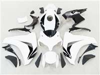 Motorcycle Fairings Kit - 2008-2011 Honda CBR 1000RR White/Black Motorcycle Fairings | NH10811-26