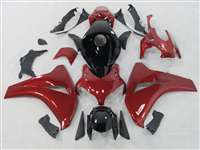 Motorcycle Fairings Kit - 2008-2011 Honda CBR 1000RR Red/Black Tribal Fairings | NH10811-37