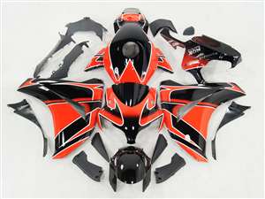 Motorcycle Fairings Kit - 2008-2011 Honda CBR 1000RR Orange/Black Fairings | NH10811-46