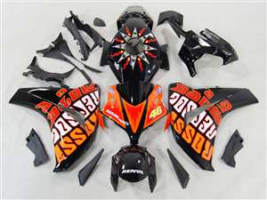 Motorcycle Fairings Kit - 2008-2011 Honda CBR 1000RR Repsol Orange Motorcycle Fairings | NH10811-68