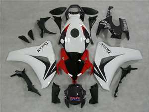 Motorcycle Fairings Kit - 2008-2011 Honda CBR 1000RR White/Red OEM Style Fairings | NH10811-7