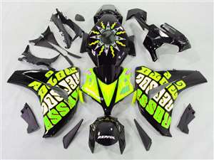 Motorcycle Fairings Kit - 2008-2011 Honda CBR 1000RR Repsol Green Motorcycle Fairings | NH10811-70