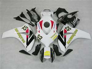 Motorcycle Fairings Kit - 2008-2011 Honda CBR 1000RR Hannspree Red Fairings | NH10811-9