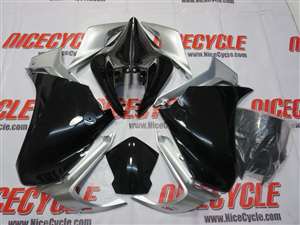 Motorcycle Fairings Kit - 2010-2017 Honda VFR 1200F Black Fairings | NH11016-2