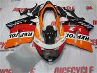 Motorcycle Fairings Kit - Honda CBR 1100XX Blackbird Repsol Fairings | NH19607-12