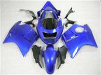 Motorcycle Fairings Kit - Honda CBR 1100XX Blackbird Plasma Blue Fairings | NH19607-3