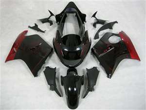 Motorcycle Fairings Kit - Honda CBR 1100XX Blackbird Fire Red Fairings | NH19607-6